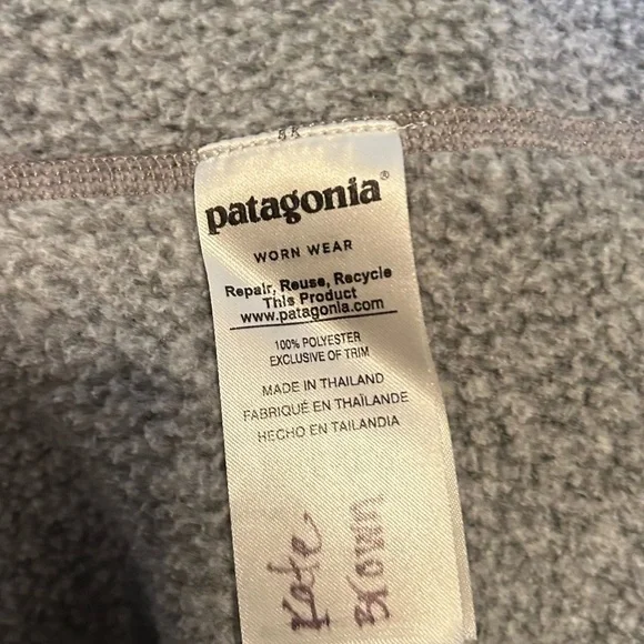 Patagonia Women's Better Sweater® 1/4-Zip Fleece in Birch White - Picture 5 of 6